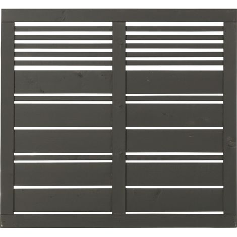 Plus Zaun Silence 120 x 110 cm umbragrau fungizidbehandelt