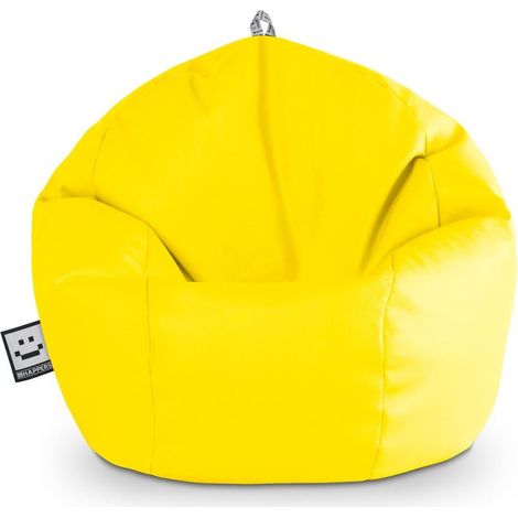 Puff Pelota Polipiel Amarillo Happers