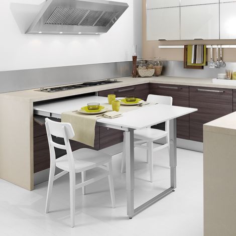 Ferrure de table escamotable party - Pour caisson de largeur : 900 mm - ATIM (1/2)