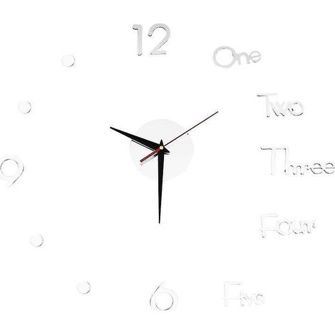 1 ensemble d'horloge murale à faire soi-même