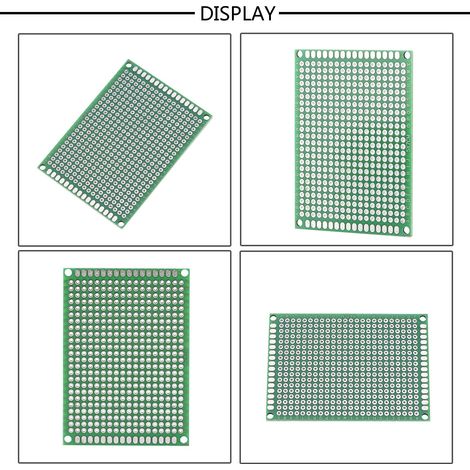 10 Stück 5 cm x 7 cm doppelseitige Prototypenplatinen, zum Selberlöten, universelle Leiterplatten (1/5)