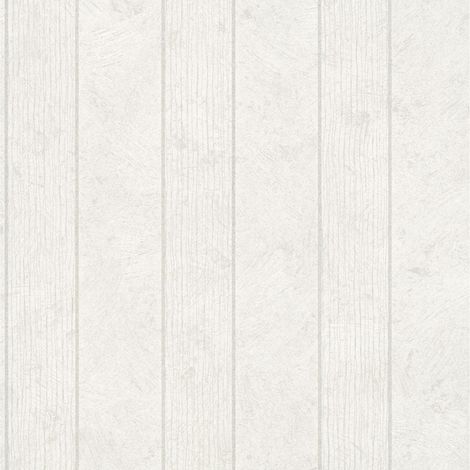 MARBURG Papier peint intissé rayé blanc polaire 56847