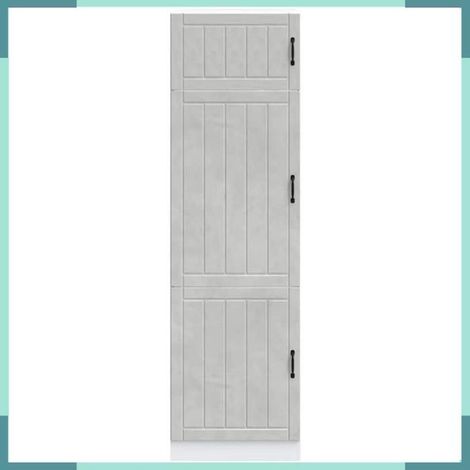 853871 Armoire de cuisine Lucca gris béton bois d'ingénierie (1/5)