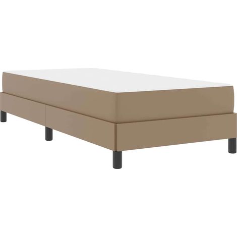 Lit simple,Lit adulte,Lit Autre Cappuccino 90 x 200 cm Faux cuir (1/5)