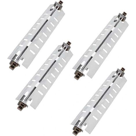 WR51X10055 Resistenza di sbrinamento per frigorifero, ricambio per elemento riscaldante in metallo, adatta per la riparazione del vano congelatore, confezione da 6, colore argento. (1/5)