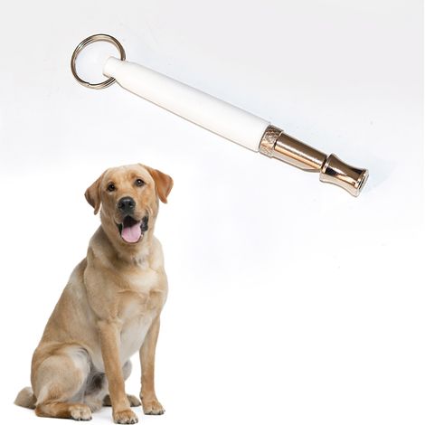 Irovami Sifflet anti-aboiements pour chien, sifflet ultrasonique silencieux réglable, sifflet de dressage professionnel pour le rappel des chiens (1/5)