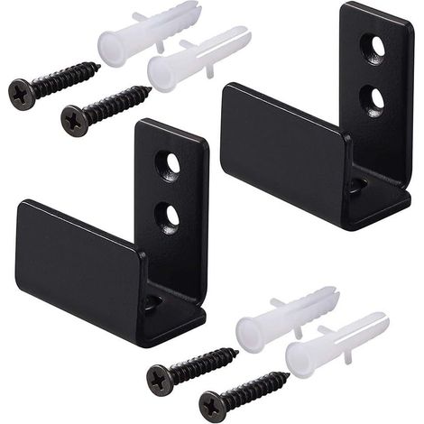 Guide de sol pour porte de grange coulissante acier carbone, 5 cm (1/5)