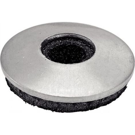 Rondelle d'étanchéité avec joint EPDM - Inox A2 14X4,8 mm - Boîte de 200 - Rondelle d'étanchéité avec joint EPDM - Inox A2 14X4,8 mm - Boîte de 200 (1/5)