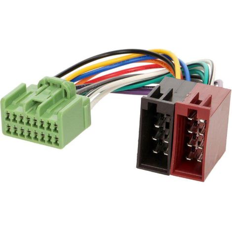 Fiche Autoradio 16PIN vers ISO - C30 C70 S40 S80 V50 V70 XC70 XC90