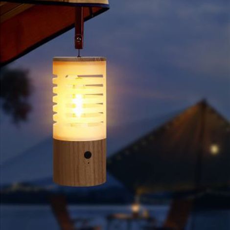Lanterna da campeggio a LED, luci da campeggio ricaricabili, luci portatili per tenda per campeggio, uragani e uso di emergenza, lanterna vintage, regali per esterni (1/5)