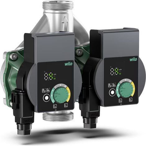 Bomba de recirculación doble para sistemas sanitarios de 1"½ y 40 W - Wilo Yonos PICO-ZD 25/0,5-6 180 (1/5)