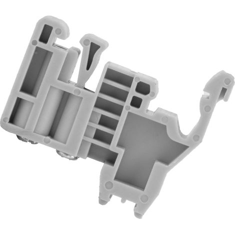 50 embouts de fixation pour rail DIN 35mm, clips de montage gris, modèle 12 (1/5)