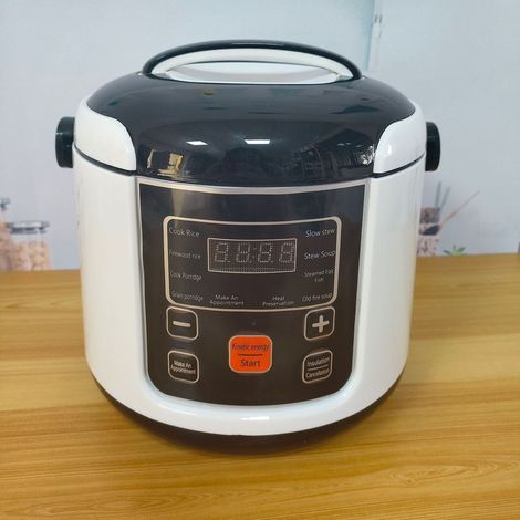 Mini olla eléctrica de viaje Marmiton de 2 litros con función para mantener caliente, para 2-4 personas, 12 V, de metal, incluye juego completo.