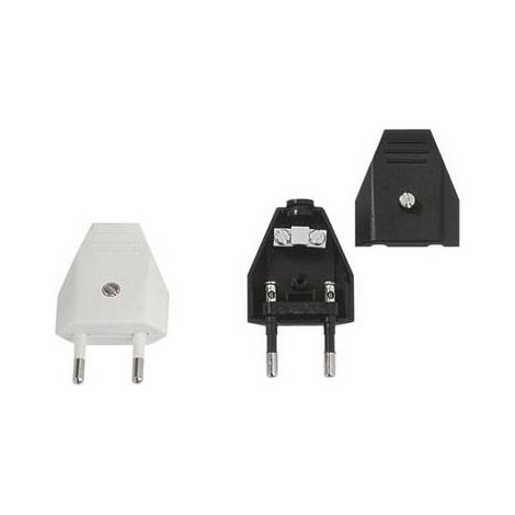 Bachmann 900.010 Fiche Euro plastique 250 V noir IP20 (1/2)