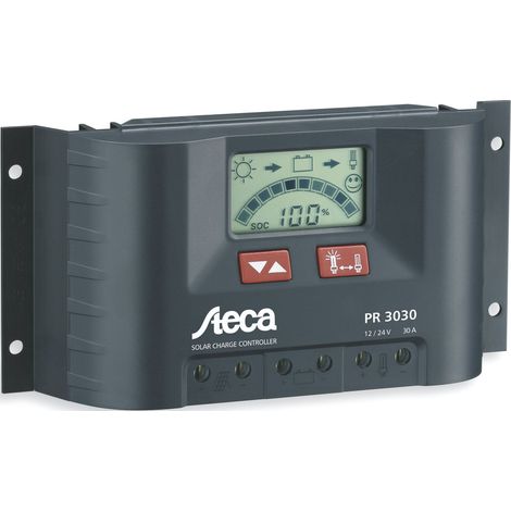 Steca PR 3030 Régulateur de charge solaire PWM 12 V, 24 V 30 A Q97828 (1/3)