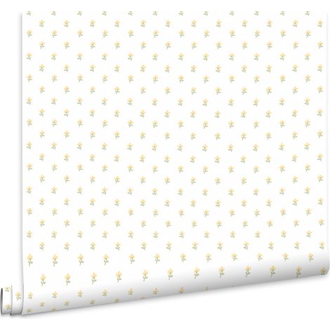 Laura Ashley Wood Violet Vliestapete Ochre Yellow 10mx52cm