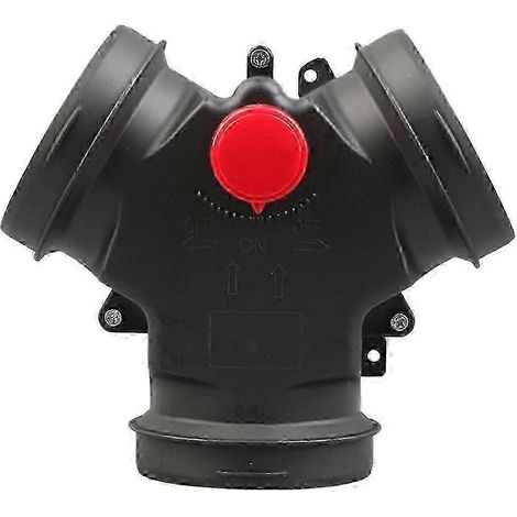 Conduit de ventilation de chauffage d'air réglable avec déflecteur de vanne de 90 mm, connecteur de conduit de dérivation de branche de type T, compatible avec les voitures, les camions et les camping (1/4)