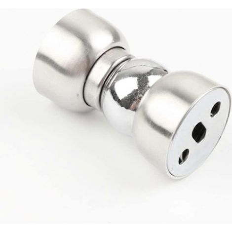 5,6 cm langer magnetischer Türstopper aus Edelstahl, ultrakurz, zur Bodenmontage für Wandschutz (1/5)