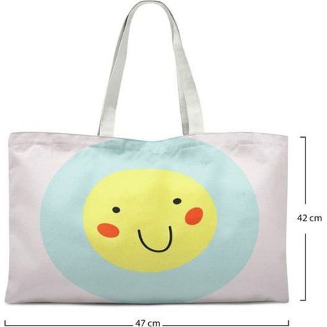 Sac Shopping - Coton - Noir - 47x42 Cm - Tote Bag Réutilisable (1/4)