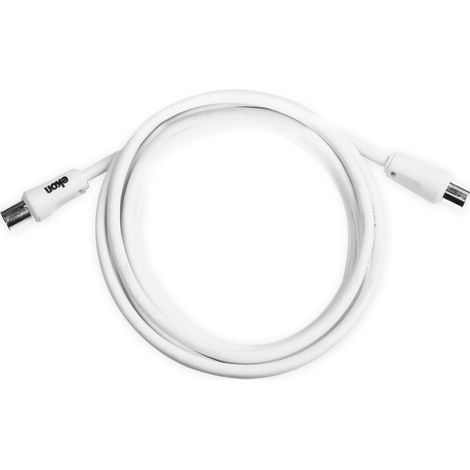 EKON Cavo Antenna Coassiale Maschio / Femmina Bianco 1,8 Metri (1/3)