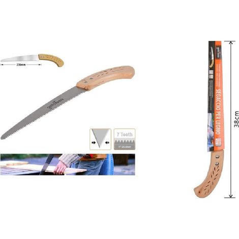 Trade Shop - SEGA SEGACCETTO 230MM FÜR LEGNO POTATURA GIARDINAGGINO 38CM 90111 - (1/2)