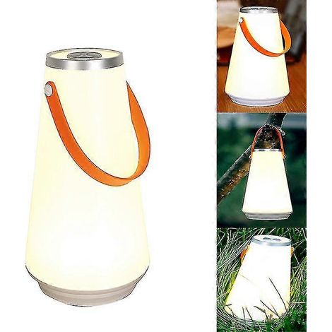 Wiederaufladbare LED-Tischlampe per USB für Camping und Notsituationen (1 Stück, weiß) (1/5)