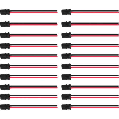 20pcs T10 W5W Light Socket Holder Extension Socket Holder Soft Rubber Connector for Cars Bikes Boats (1/5)