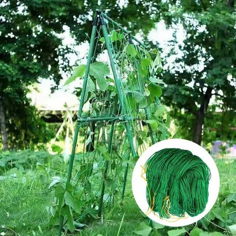 Filet De Grimpeur - Support Pour Plantes Grimpantes - Polyéthylène Résistant - Jardin Extérieur - 5m X 1.8m (1/5)