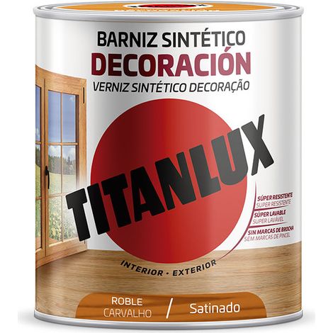 Titanlux Vernis synthétique chêne finition satinée 750 ml (1/2)