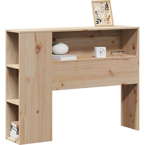 Maison Exclusive - Testiera con Ripiani 75 cm in Legno Massello di Pino