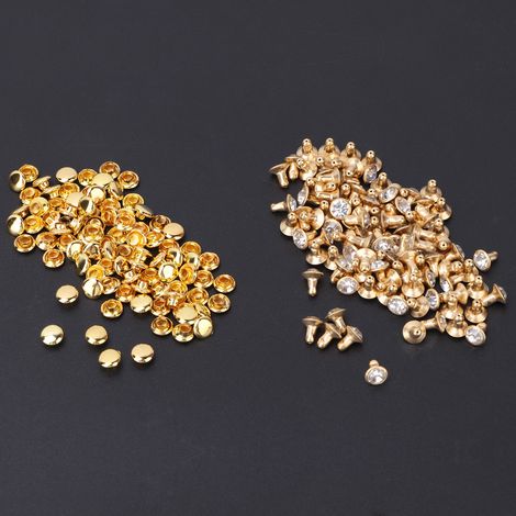 Clous Rivets en Tissu 7mm pour la Création de Sacs en Cuir et Accessoires DIY (1/5)