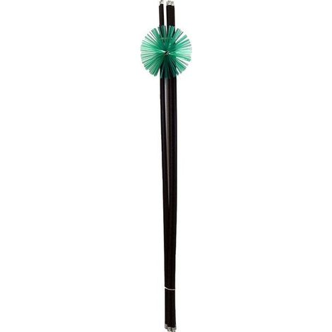 Kit spazzacamino riccio sintetico diametro 200 mm asta 7 mt DMO