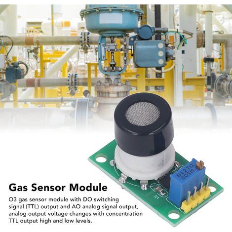 O3-Gassensormodul mit hoher Empfindlichkeit, Dual-Panel-TTL-Signalausgang, Gas-Ozon-Detektionssensormodul (1/5)