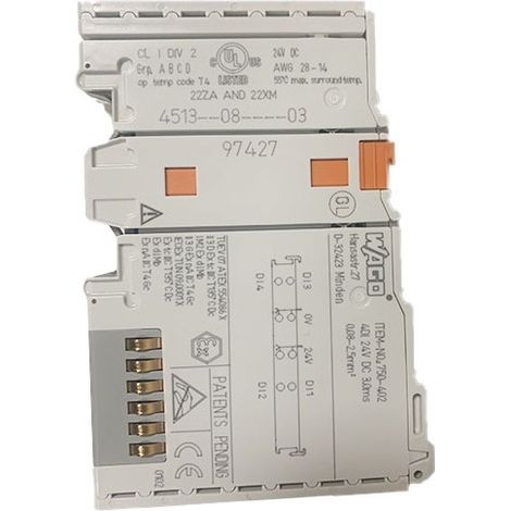 Wago 750-517 PLC digital output module 230VAC 2 outputs