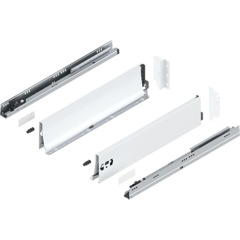 Blum Tandembox antaro K Schubladenschienen-Set  1 Paar, 30kg 500mm  Vollauszug Blumotion, seidenweiß