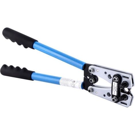 Pince à sertir - - bleu - 6-50 mm² - outil à sertir batterie - professionnel et pratique (1/4)