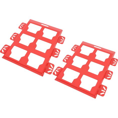 2 Lots Plaque de Fixation Pour Boîte à Outils Inox Peinture Poudre Murale Compatible Packout Support de Montage (1/5)