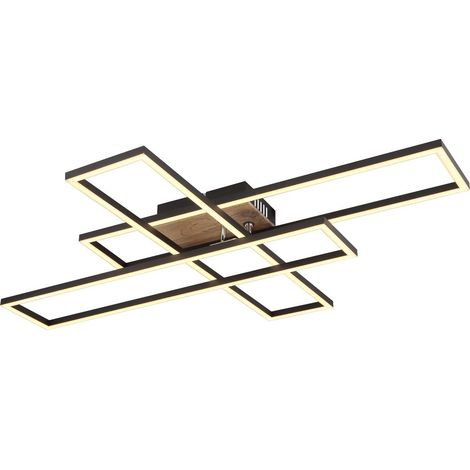Globo - plafón - DAKARI - negro - metal - LED - 67208-40 (1/5)