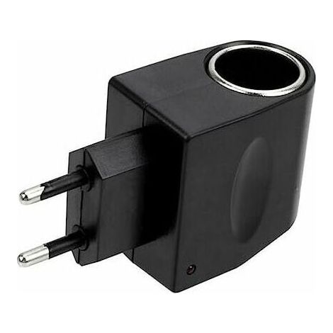 Adaptateur de convertisseur d'alimentation de Voiture, convertisseur d'adaptateur abaisseur 220V AC à 12V DC 500mA 6W onduleur Adaptateur de Prise Allume-Cigare (1/4)