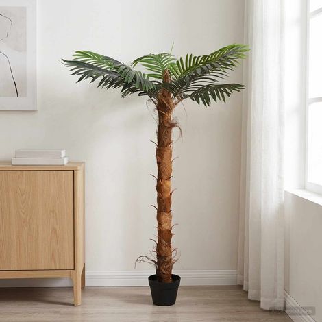vidaXL Albero di Cocuspalm Artificiale Verde 70 x 18 x 140 cm