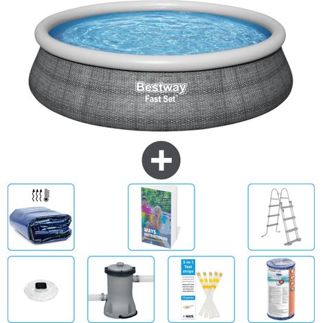 Bestway Piscina Bestway Fast Set Rotonda - 457x107 cm - 8-pezzi  S449 (1/5)