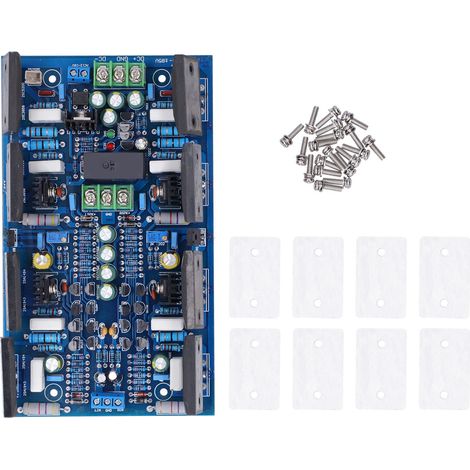 Carte d'amplificateur de puissance 2 canaux sur circuit imprimé avec résistance de haute précision 300 W + 300 W YJ00180 (1/5)