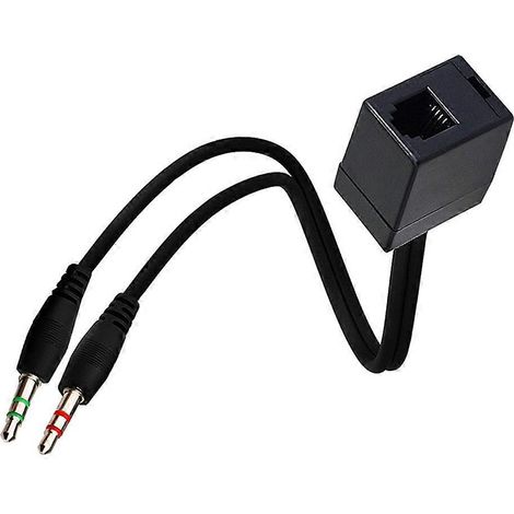 RJ9-Buchse auf 3,5-mm-Klinkenstecker – Adapter für Mobiltelefone (1/5)