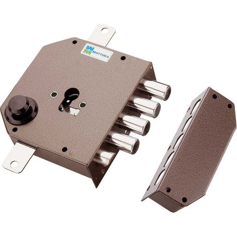 1PZ SERRATURA DA APPLICARE TRIPLICE PER CILINDRO EUROP Dx E 63 - mm 132 x 146 codice 3014540
