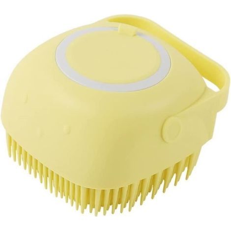 Praktische und modische Badehandschuhe und Bürste aus weichem Silikon für Welpen, große Hunde und Katzen – ideal für Badewanne, Massage und mehr. (1/4)