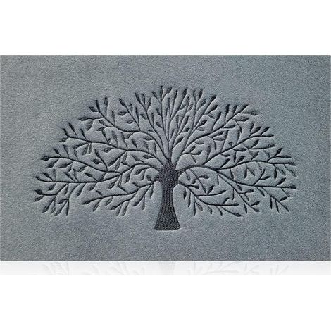 Tree of Life Doormat, Non-Slip, Absorbent, Washable Rubber, Indoor/Outdoor (1/5)