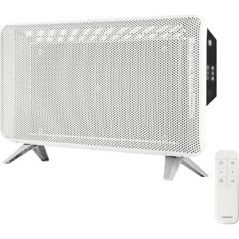 Cecotec Radiador Eléctrico con Mando a Distancia ReadyWarm 2000 Graphene. 1800W, Termostato 15-40ºC, Bajo Consumo