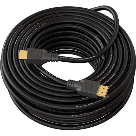 Câble HDMI High Speed 15m, version 1.4, compatible Ethernet/3D/Full HD 1080P (1/3)