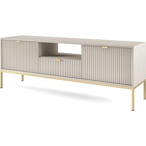 Mobile TV: Cashmere, oro, 154 x 56 x 39 cm, maniglie dorate (1/5)