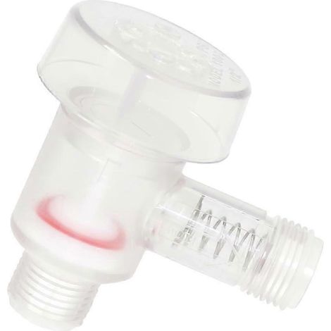 Clapet anti-retour transparent de 12 pouces A10-3050 pour circuit de vide, remplacement pour réservoir d'eaux noires de VR B&B 571, vanne anti-retour de rinçage RK (1/5)